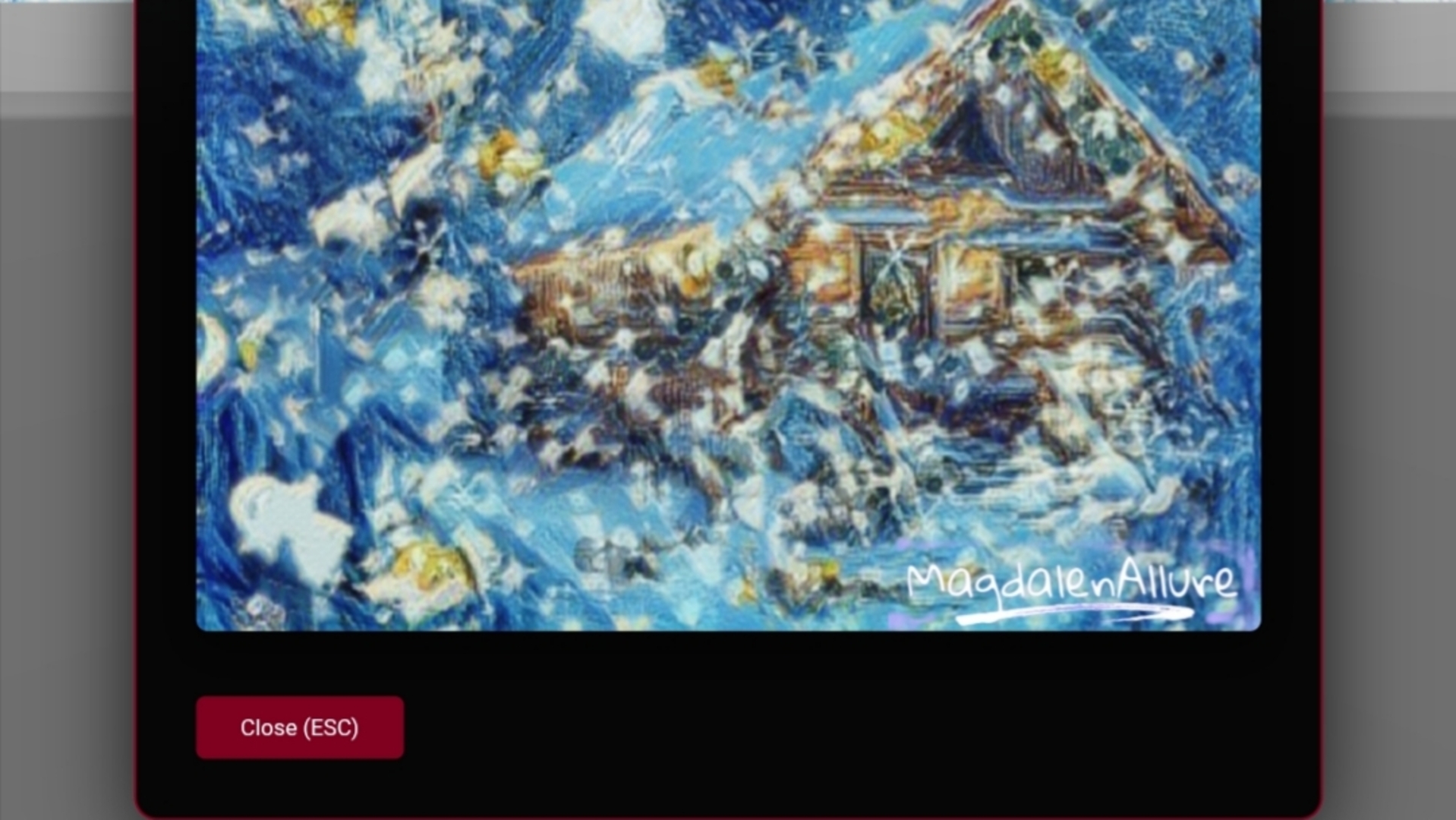 3D Virtual Gallery Screenshot